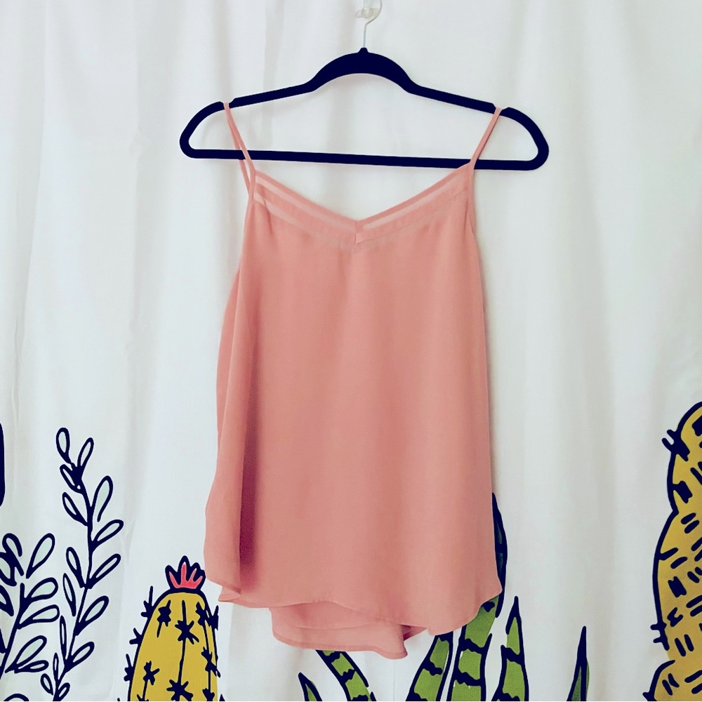 LOFT Delicant Pink Women’s Tank Top Blouse XS
